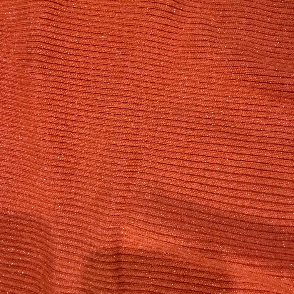 Chico's Women's Scoop Neck Ribbed Sweater in Coral - Picture 8 of 8